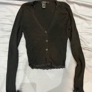 Forever 21 Black Cardigan